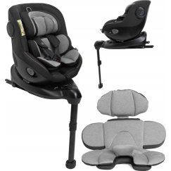 Chicco Seat105 i-Size - sukamasis fotelik automobilinis dla dziecka 40-105cm, ~0-18kg | Posh Juodas