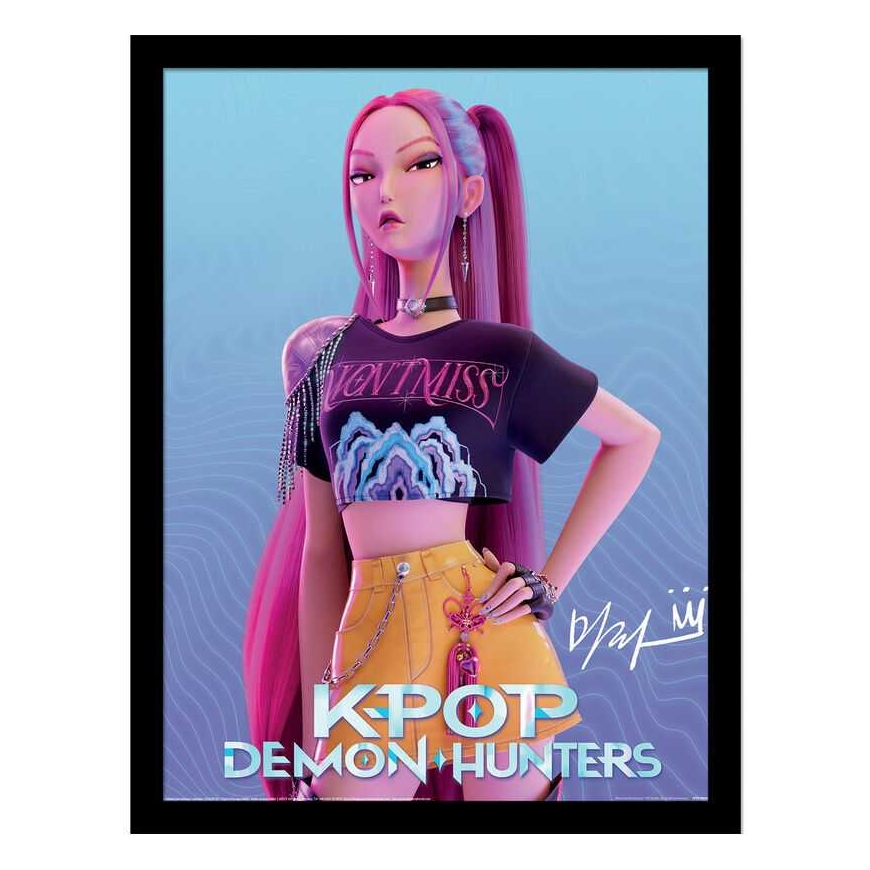 Pyramid KPop Demon Hunters Mira Framed print
