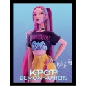 Pyramid KPop Demon Hunters Mira Framed print Pyramid KPop Demon Hunters Mira Framed print