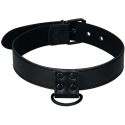 "Lovetoy Juoda" reguleeritava suurusega BDSM mänguasjade kaelarihm koos ketiga "Lovetoy Juoda" reguleeritava suurusega BDSM mänguasjade kaelarihm koos ketiga