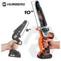 Akumulatora ķēdes zāģis Humberg HM-437 10" 8" (JS-543711) Akumulatora ķēdes zāģis Humberg HM-437 10" 8" (JS-543711)