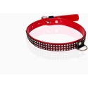 Whips Collections piits - WHIPS laki, naiste kaelus kristallidega, punane, 2 cm Whips Collections piits - WHIPS laki, naiste kaelus kristallidega, punane, 2 cm