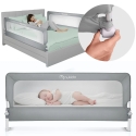 Nukido bed safety rail 180 cm gray with lock Nukido bed safety rail 180 cm gray with lock