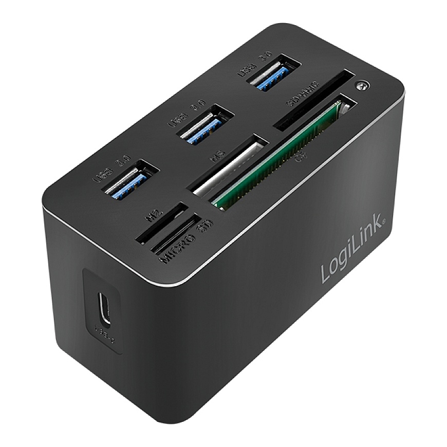 LogiLink CR0046 sülearvuti dokk ja pordireplikaator Juhtmega ühendatud USB 3.2 Gen 1 (3.1 Gen 1) Typ