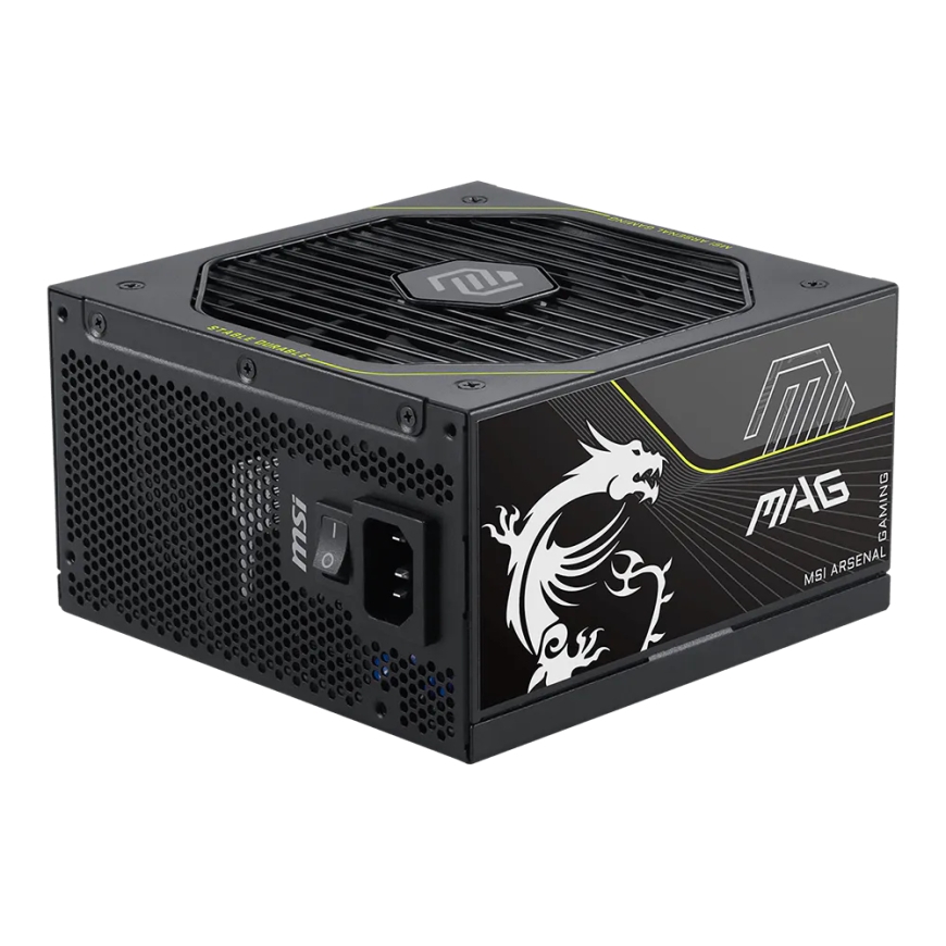 MSI MAG A1000PLS PCIE5 barošanas avotu