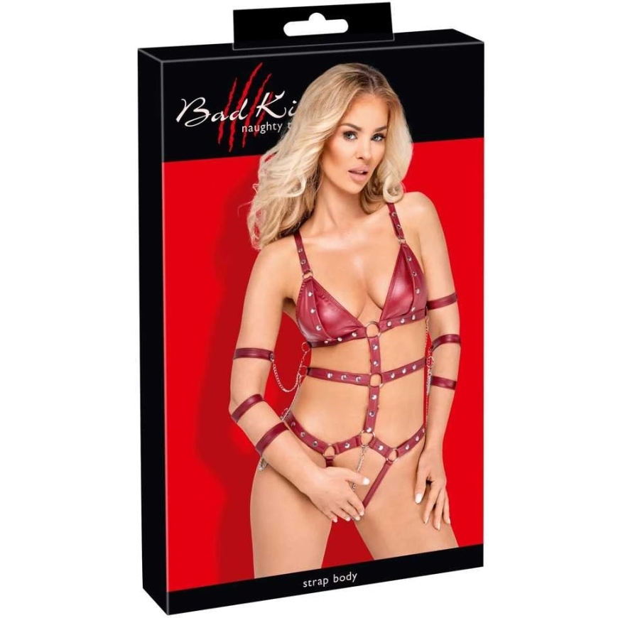 Bad Kitty Strap Body raudona L
