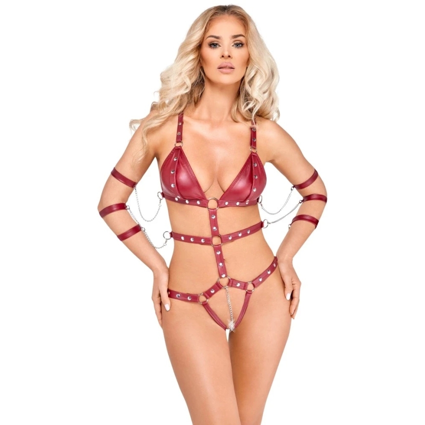 Bad Kitty Strap Body punainen L – 3
