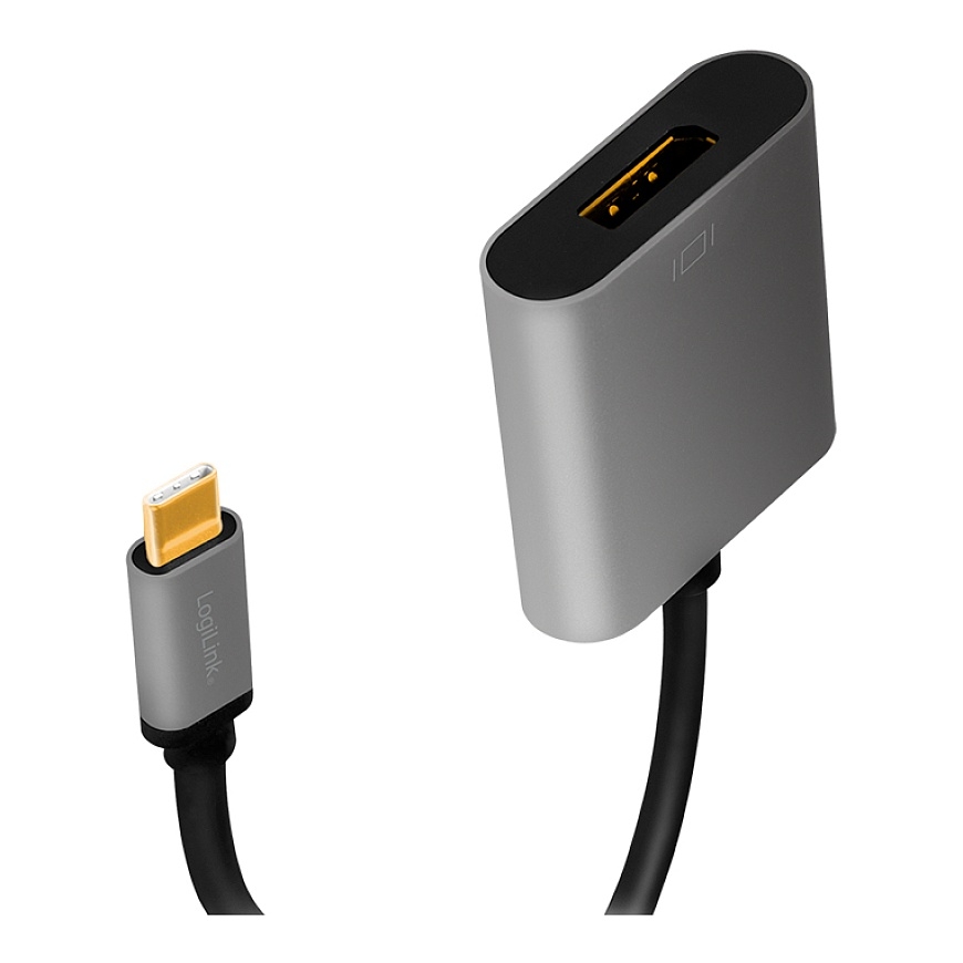 LogiLink CUA0102 kaapelin sukupuolenvaihtaja USB 3.2 Gen1 Type-C DisplayPort Musta – 2