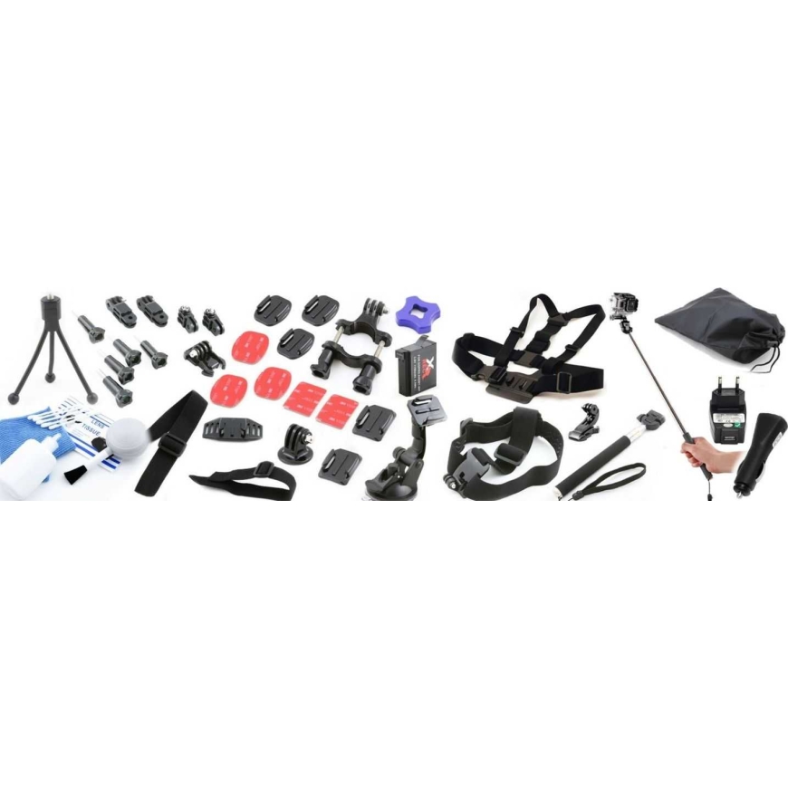 Xrec Set Xxl Accessories Mounts For Gopro Hero 4 Hero4