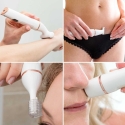 RIO SHTR-EU/1.3 Go Smooth 4-in-1 Naisten parranajokone ja bikinitrimmeri, Valkoinen RIO SHTR-EU/1.3 Go Smooth 4-in-1 Naisten parranajokone ja bikinitrimmeri, Valkoinen