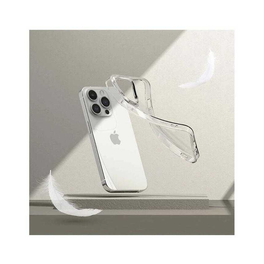 Riff "Ultra plonas silikono dėklas iPhone 15 Plus" Permatomas – 4