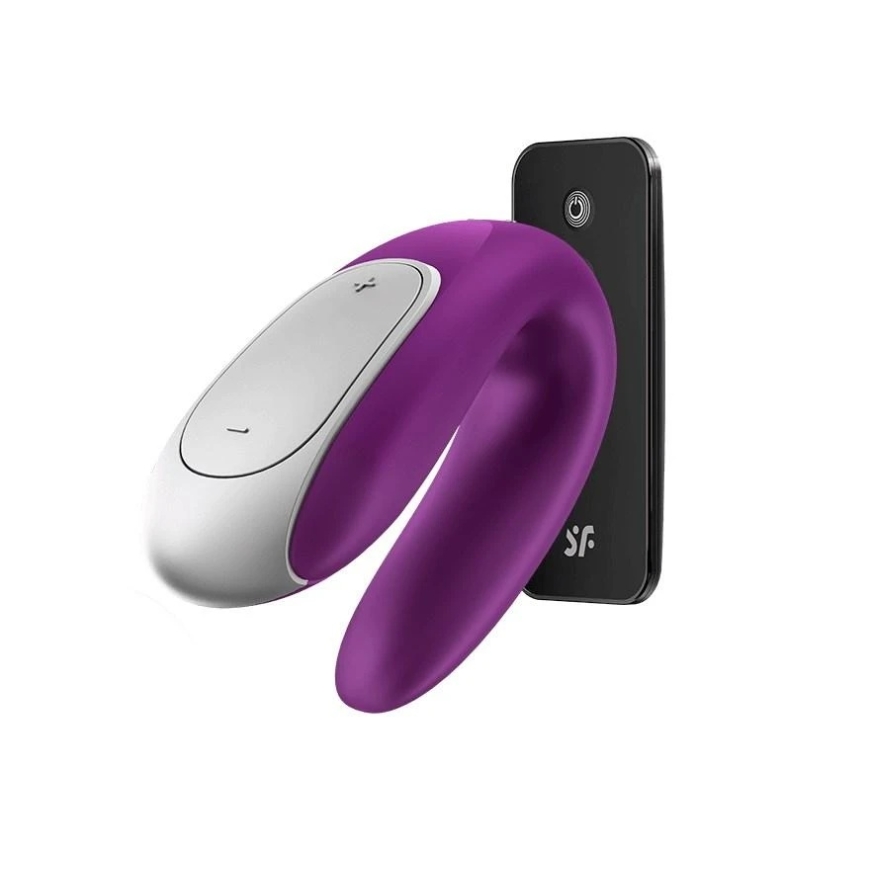 „SATISFYER DOUBLE FUN CONNECT“ programėlė Violetinis – 2