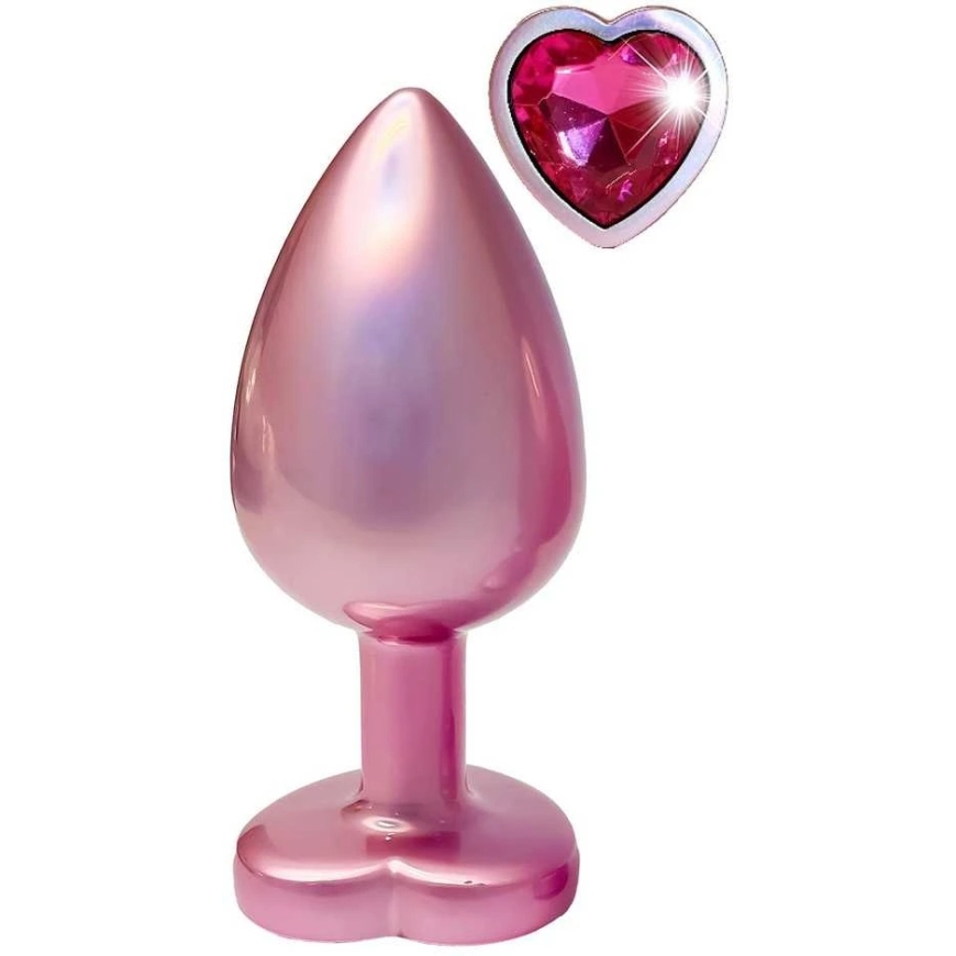 Dream Toys Rozā GLEAMING LOVE MATTE Rozā PLUG LIELAIS – 4