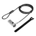 LogiLink NBS010 kaapelilukko Musta, Hopea LogiLink NBS010 kaapelilukko Musta, Hopea