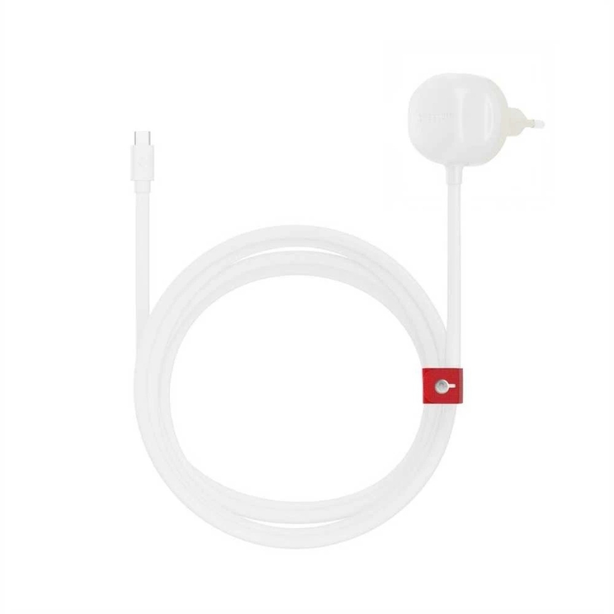 Twelve South PowerCord EU - 30W wall charger with 3m USB-C cable (white/dune) – 2