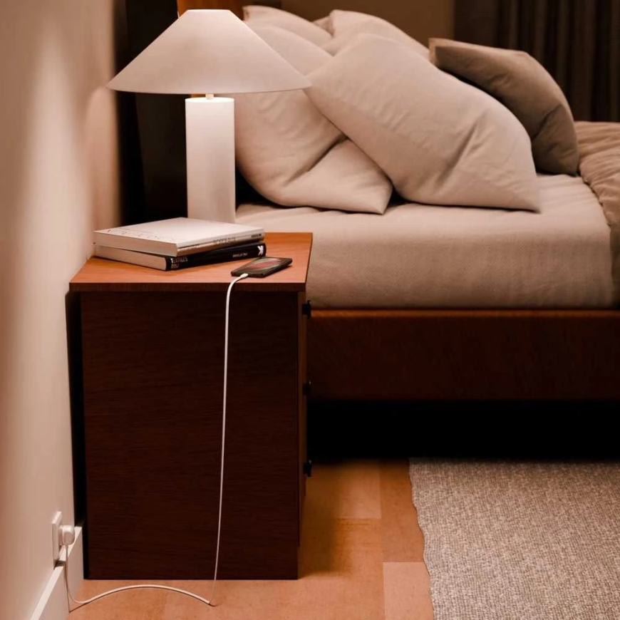 Twelve South PowerCord EU - 30W wall charger with 3m USB-C cable (white/dune) – 5