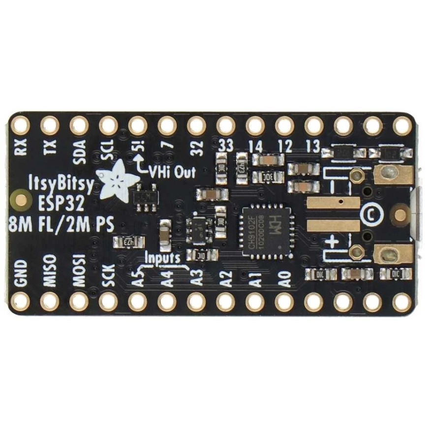 ItsyBitsy ESP32 – FL antenniga – plaat ESP32-PICO-MINI-02 mikrokontrolleriga – 8 MB Flash + 2 MB PSRAM – Adafruit 5890 – 2