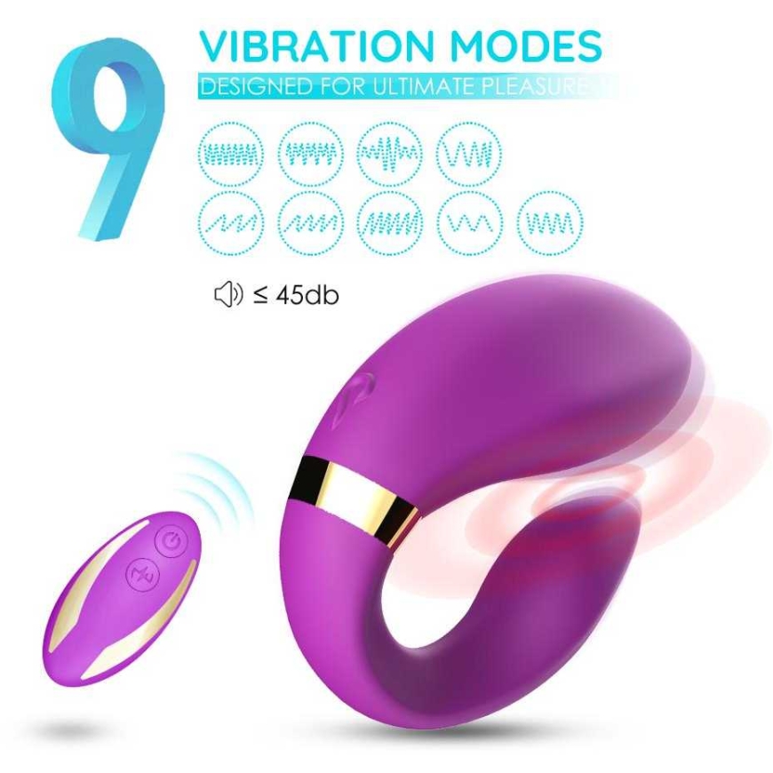 B sērija Joy B sērijas Joy Divkāršais vibrators pāriem g-punkta klitoram 9 režīmi – 3