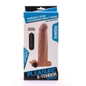 Lovetoy Lisage 2-tolline "Pleasure X Tender" vibreeriv peenise kummutus pehmest nahast Lovetoy Lisage 2-tolline "Pleasure X Tender" vibreeriv peenise kummutus pehmest nahast