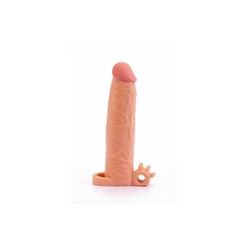 Lovetoy Добавьте 2-дюймовую вибрирующую оболочку для пениса "Pleasure X Tender" с мягкой кожей – 2