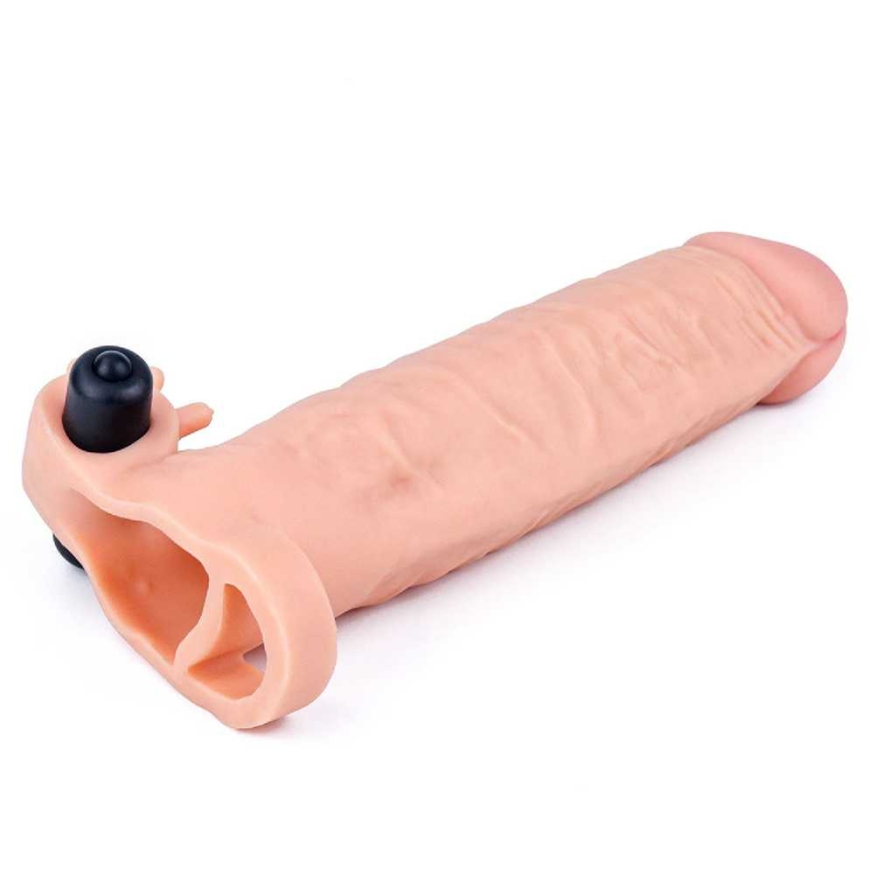 Lovetoy Lisage 2-tolline "Pleasure X Tender" vibreeriv peenise kummutus pehmest nahast – 5