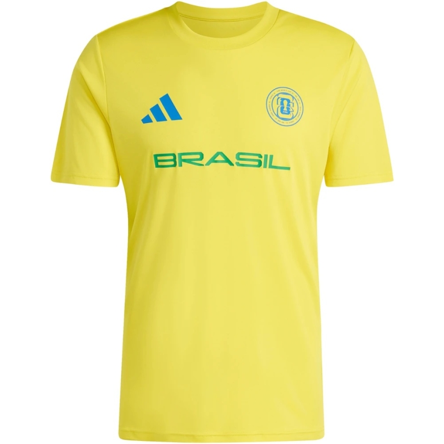 adidas Brazil 26 Jersey miesten t-paita keltainen KH2307 (M) – 2