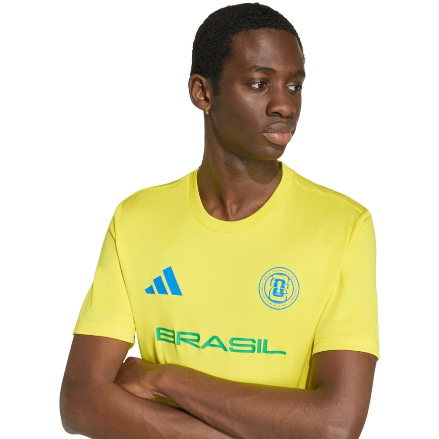 adidas Brazil 26 Jersey Men's T-shirt yellow KH2307 (M) – 4