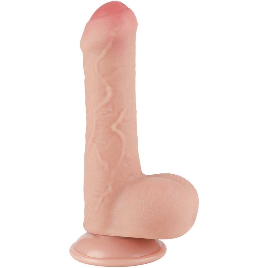 "Lovetoy" 7-inch Sliding Leather Double-Layer Penis "Fleece" – 3