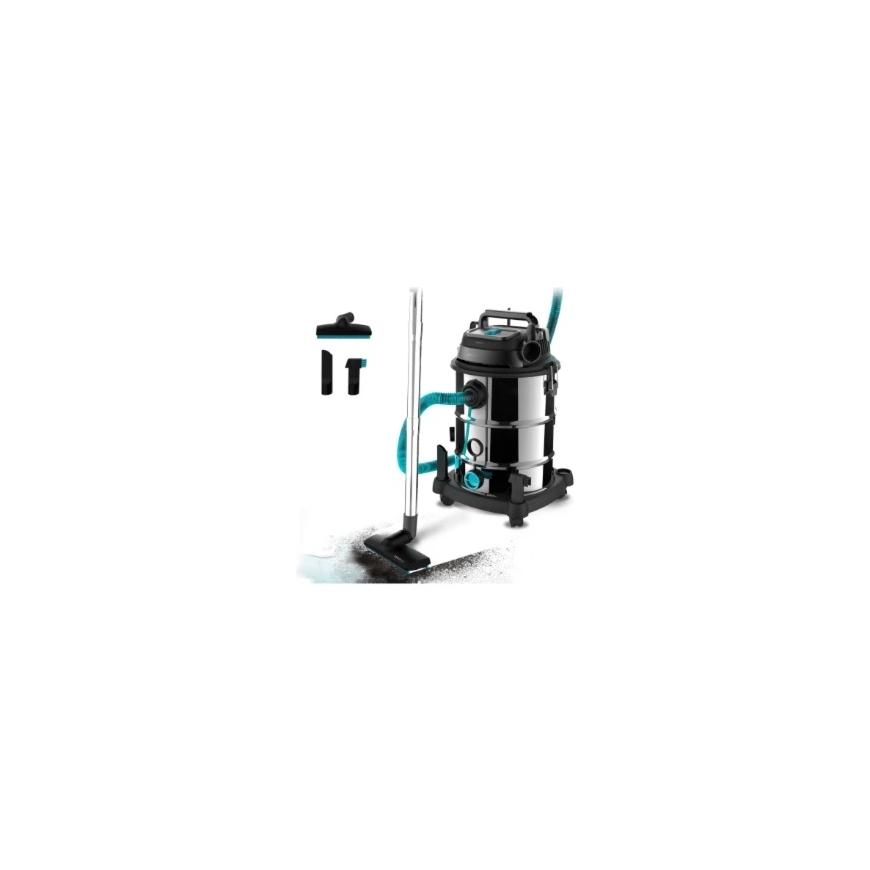 Cecotec Tolmuimeja | Conga Rockstar Wet & Dry Steel Max Pro | Juhtmega töö | 1600 W | 220-240 V | Hõbedane/ Must