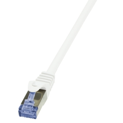 LogiLink 50m Cat.6A 10G S/FTP networking cable White Cat6a S/FTP (S-STP)