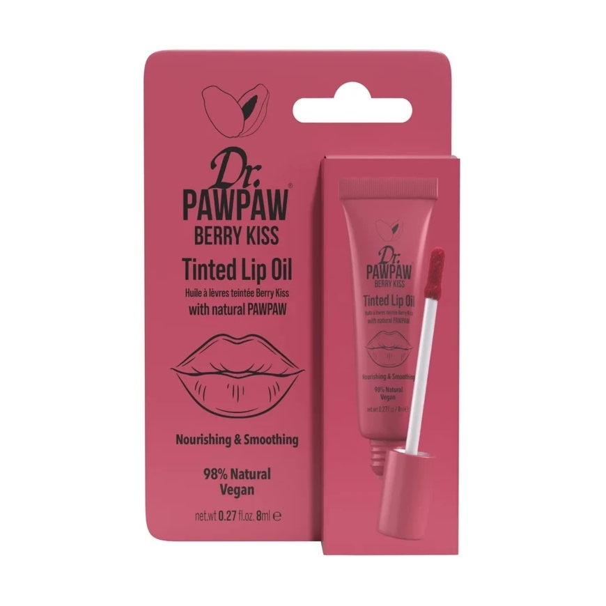 Dr. PAWPAW цветное губное масло Berry kiss, 8ml