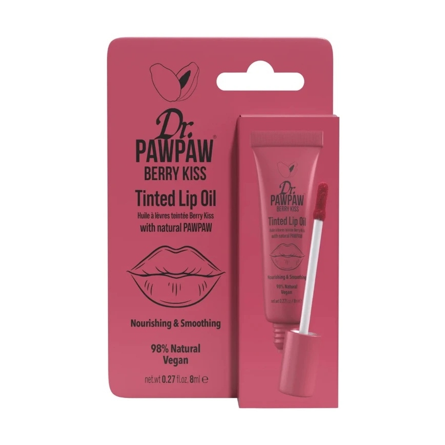 Dr. PAWPAW sävytetty huuliöljy Berry kiss, 8ml – 2
