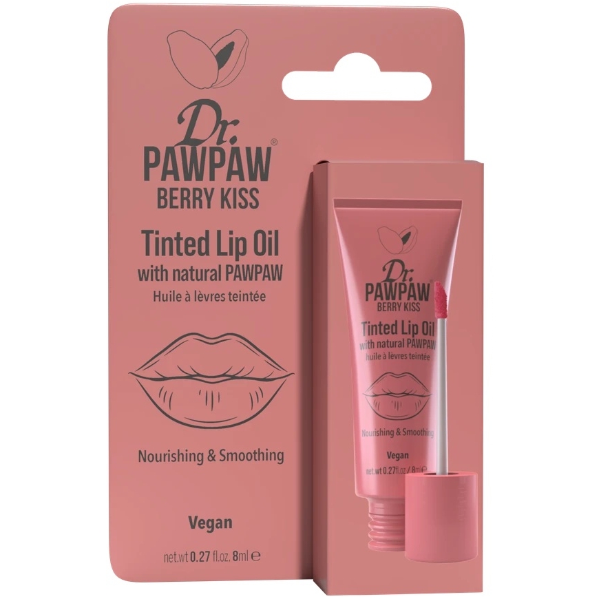 Dr. PAWPAW tonēts lūpu eļļa Berry kiss, 8ml – 3