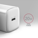 Axagon ACU-PD20W wall charger 1x QC3.0/AFC/FCP/PD type-C 20W white