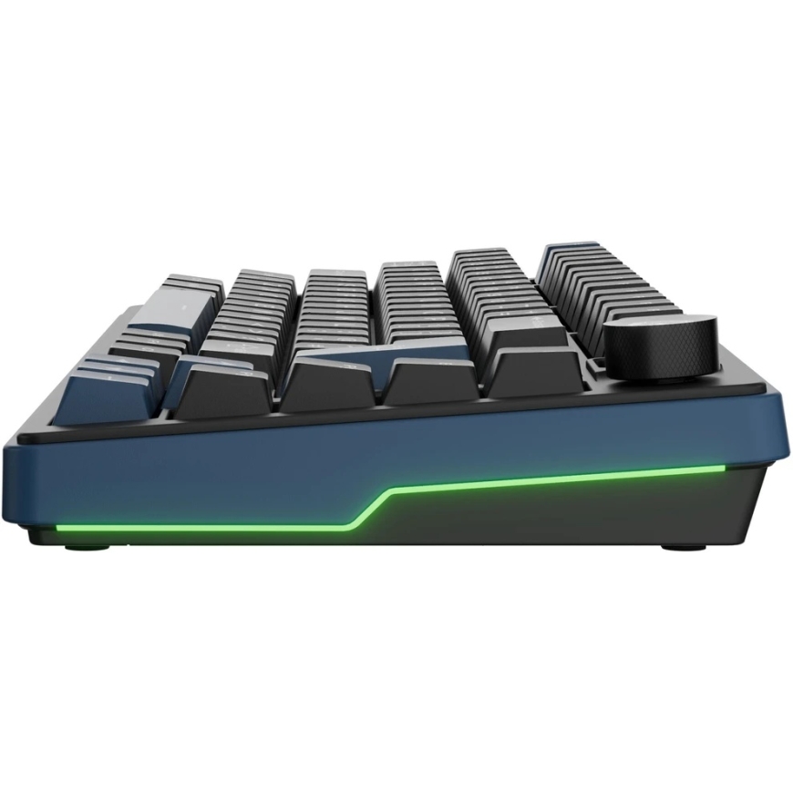 Ducky OK-M 75 mänguriklaviatuur, 75%, Hot-Swappable, RGB, ANSI – KTT Baby Blue lülitid – 3