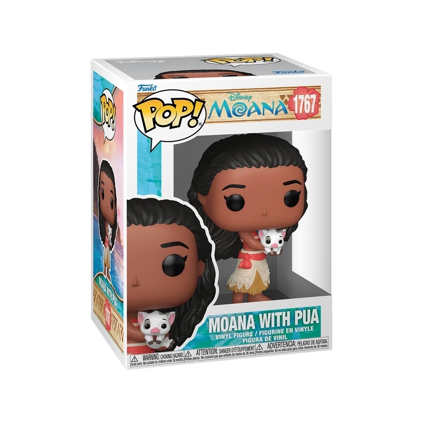 FUNKO POP! Vinilinė figūrėlė: Disney Moana - Moana su Pua, ~9 cm