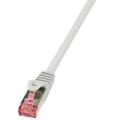 LogiLink 7.5m, Cat6 verkkokaapeli Harmaa 7,5 m S/FTP (S-STP)