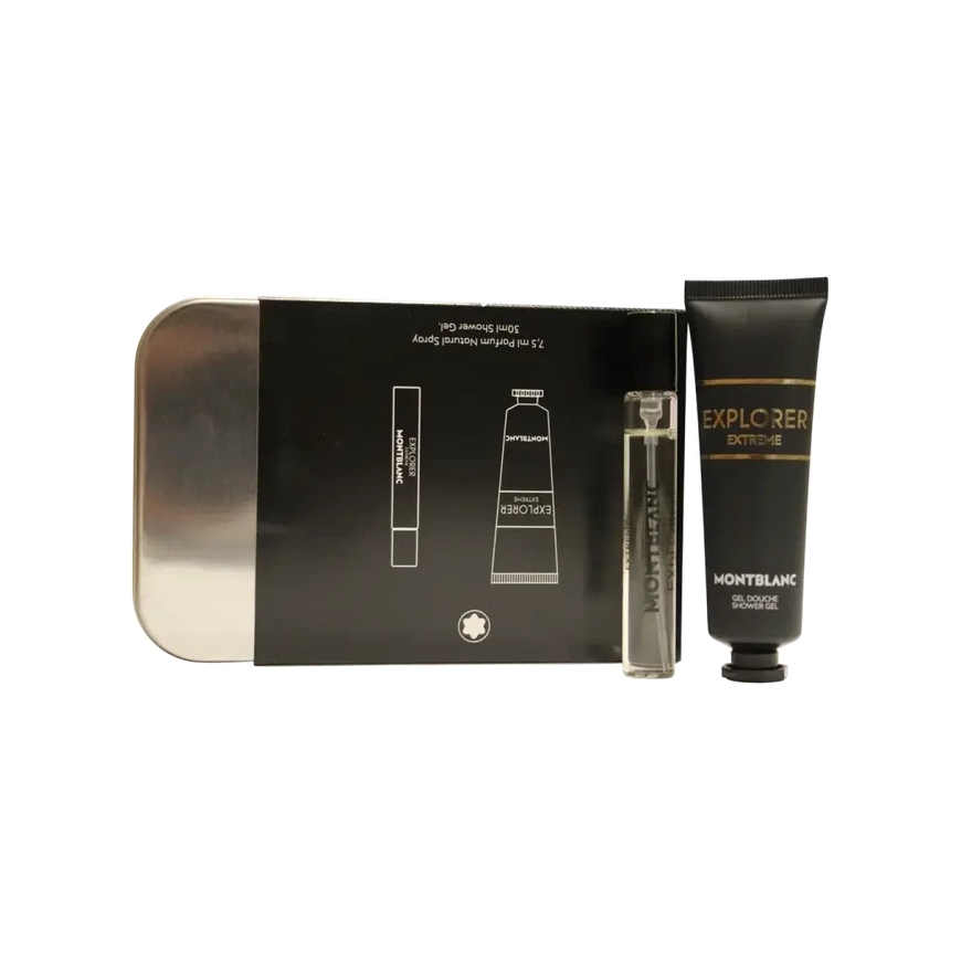 Mont Blanc Set Montblanc: Explorer Extreme Eau De Parfum Miehille 7,5 ml + Explorer Extreme Suihkushampoo, 30 ml – 3