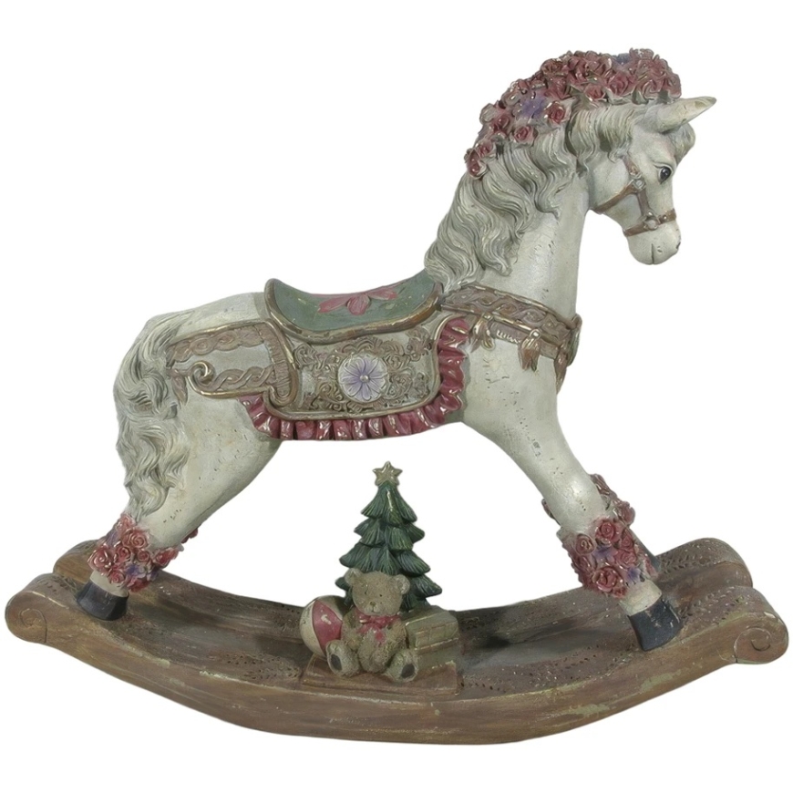 Mondex Since 1986 SANTA LILA Rocking Horse Figure 55x13.5x46cm – 2