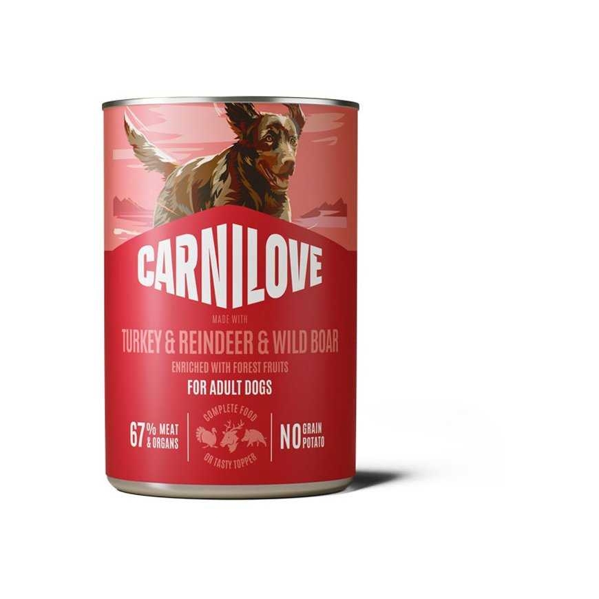 CARNILOVE Carnilove CARNILOVE suņu konservi Indyk, r