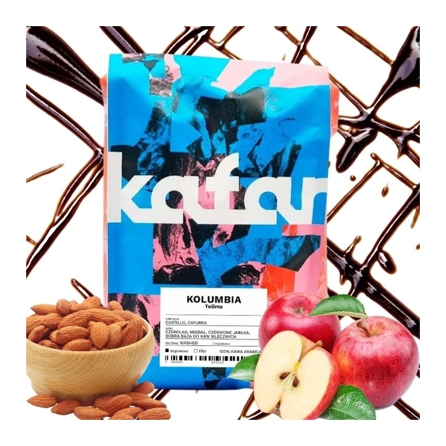 Kafar - Kolumbijas "Tolima" mazgātā espreso kafija, 250 g – 2