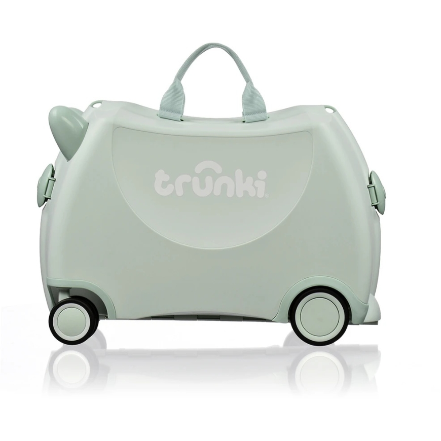 JetWorld TRUNKI GLIDE 360 SOLID VIHREÄ LASTEN MATKALUGGAGE – 2