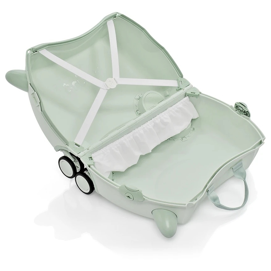 JetWorld TRUNKI GLIDE 360 SOLID GREEN CHILDREN'S TRAVEL SUITCASE – 3
