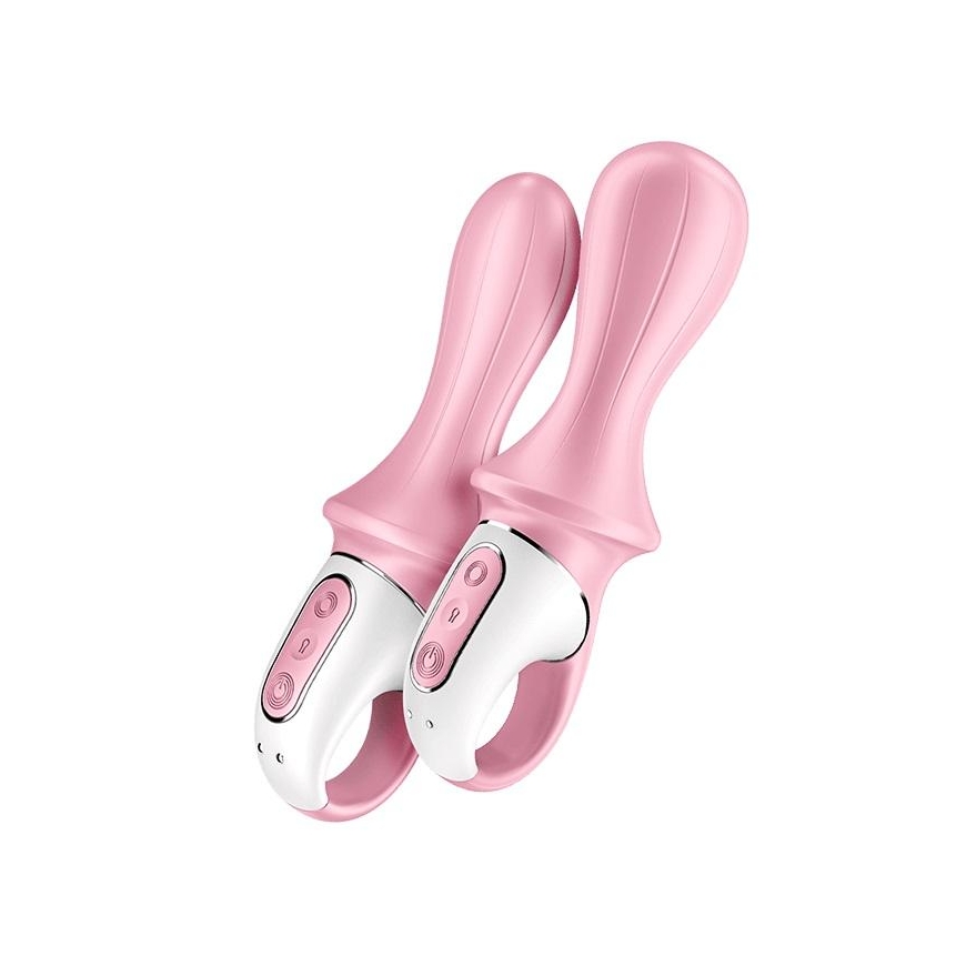 Satisfyer Air Pump Booty 5+ Vaaleanpunainen imuvibraattori