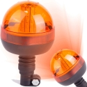 Suuri vilkkuva LED-varoitusvalo 12 V 24 V