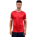 Givova Revolution Interlock T-Shirts Red-White MAC04 1203 (L)