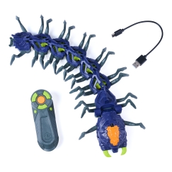 HEX BOTS Explodapede Remote Control Robot Centipede Robot Toys with Light Up Eyes, Prank Toys for Kids Ages 4+