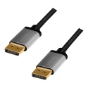 LogiLink CDA0101 DisplayPort kabelis 2 m Melns, Pelēks LogiLink CDA0101 DisplayPort kabelis 2 m Melns, Pelēks