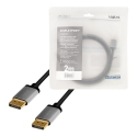 LogiLink CDA0101 DisplayPort cable 2 m Black, Grey LogiLink CDA0101 DisplayPort cable 2 m Black, Grey