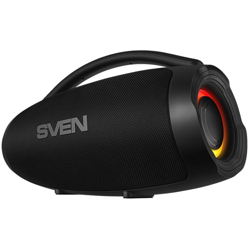 Portable speaker SVEN PS-375, black, power output 30+2x15W (RMS), TWS, Bluetooth, USB, lithium battery